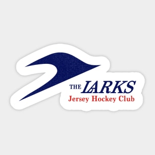 Defunct Jersey Larks Eastern Hockey League 1960 Sticker